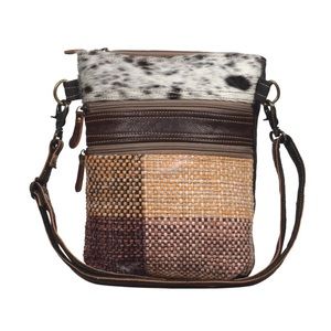 MYRA BAG furry one cowhide small crossbody NWT